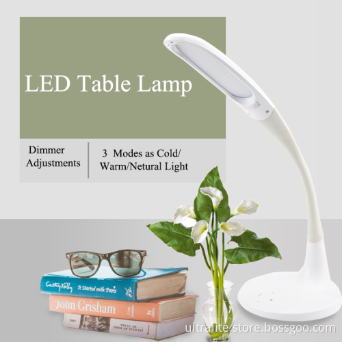 modern sensor touch home reading led desk lamp for studying